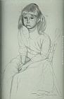 Famous Artist Paintings - Artist's daughter at 10 years of age